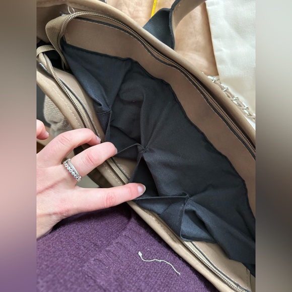 Lily & Bean canvas Tote Bag with Chain Strap monogrammed - Picture 14 of 16